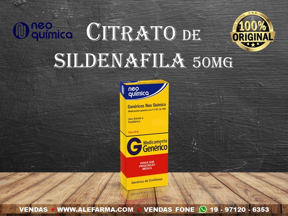 ALEFARMA - CITRATO DE SILDENAFILA 50 MG - NEO QUIMICA - KIT 04 ...